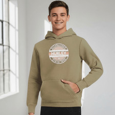 NWT HURLEY Youth Fleece Hoodie Sweatshirt Boys XL 18/20 Feen Green Kangaroo Pkt