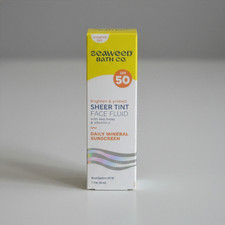 Seaweed Bath Co. Brighten  Protect Sheer Tint Face Fluid SPF 50 EXP 05/26 