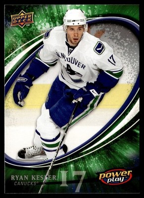 2008-09 Upper Deck Power Play Box Set Ryan Kesler Vancouver Canucks #290