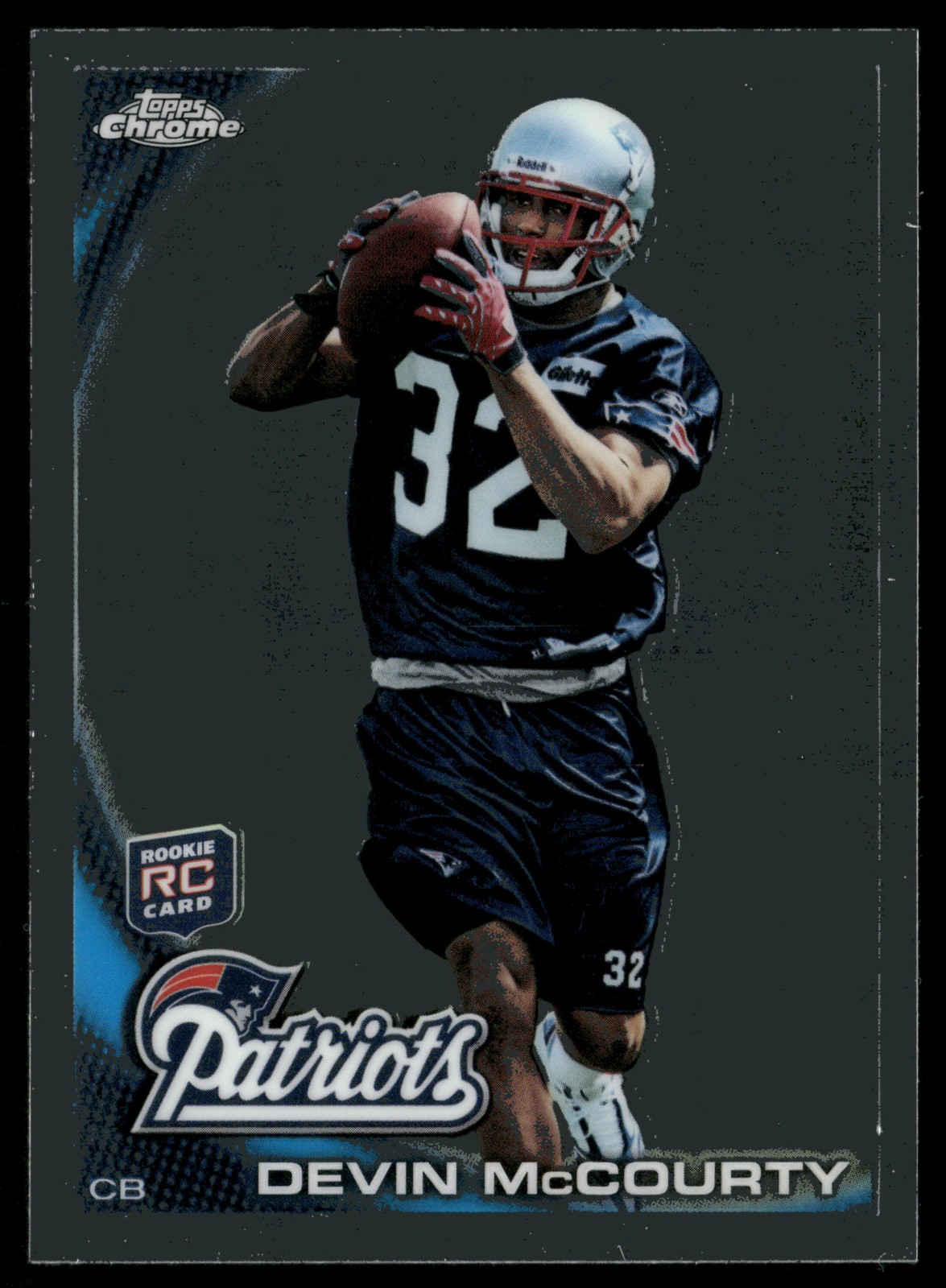 2010 Topps Chrome Devin McCourty Rookie New England Patriots #C32