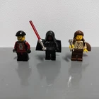 Lego Miniatures Lot of 3 - Star Wars + Knights Kingdom