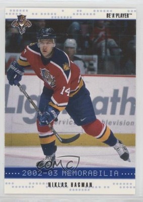 2002-03 ITG Be A Player Memorabilia Sapphire 15/100 Niklas Hagman #37 n1u