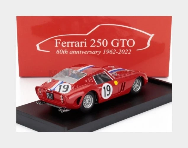 BRUMM R534 FERRARI - 250 GTO 3.0L V12 COUPE TEAM PIERRE NOBLET N 19 2nd 24h LE M - Immagine 2 di 2
