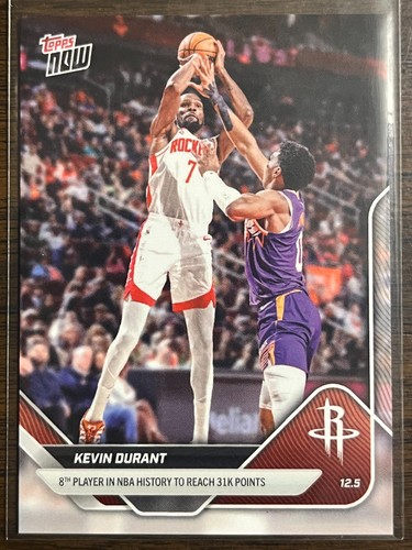 Kevin Durant - 2025-26 NBA Topps NOW® - Card 75 - PR: 986