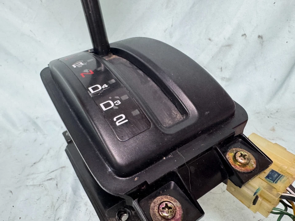 Conjunto de palanca selectora de palanca de cambios automática Honda Civic CRX 88-89 OEM Foto 3 de 4