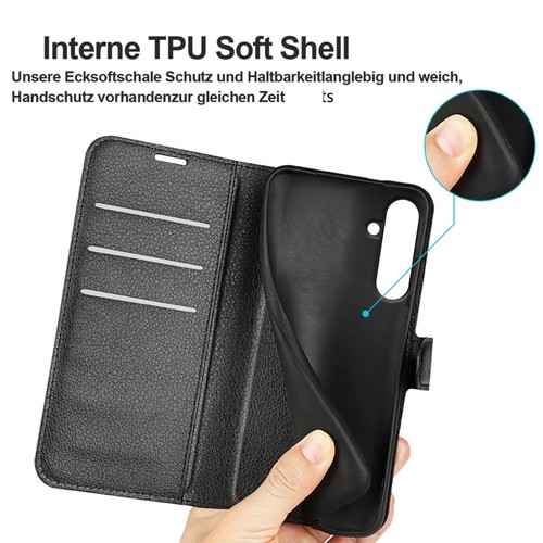 Handy Tasche für Samsung Galaxy Cover Case Buch Klapp Schutz Hülle Etui Wallet - Bild 37 von 387