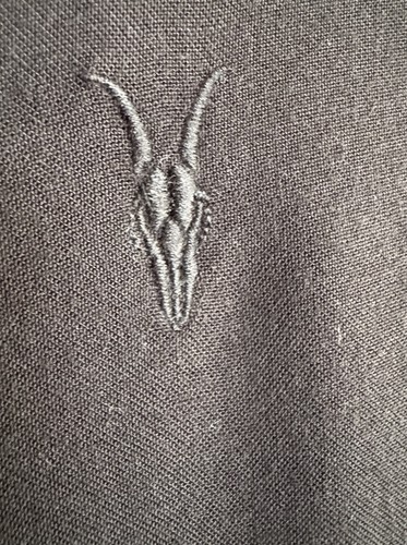 Camicia manica lunga Allsaints "Venezia" Ramskull nera vestibilità media/rilassata - Foto 7 di 11