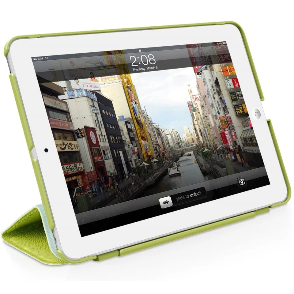 Macally Hülle Smart Cover Tasche Etui Ständer Bag für Apple iPad mini 1 2 Retina - Bild 3 von 4