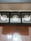 Franklin Half Dollar  proof Uncirculated Silver Set 1961-1963 50C in Display