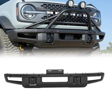 Bronco Front Bumper for Ford Bronco 2021-2024 2/4 doors,W/Sensors Holes Off-road