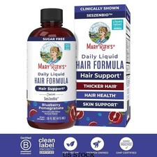 MaryRuth's Daily Liquid Hair Formula 16oz  Thicker Hair Support for Women