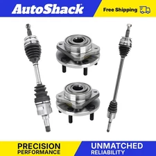 Front CV Axle Shaft Wheel Hub Bearing Assembly for 1996-2007 Dodge Grand Caravan