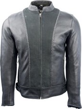 beste Damen Lederjacke 50er Jahre Marlon Brando Bikerjacke, Oldschool SALE