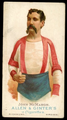 1887 N28 Allen & Ginter #34 John McMahon — Raw