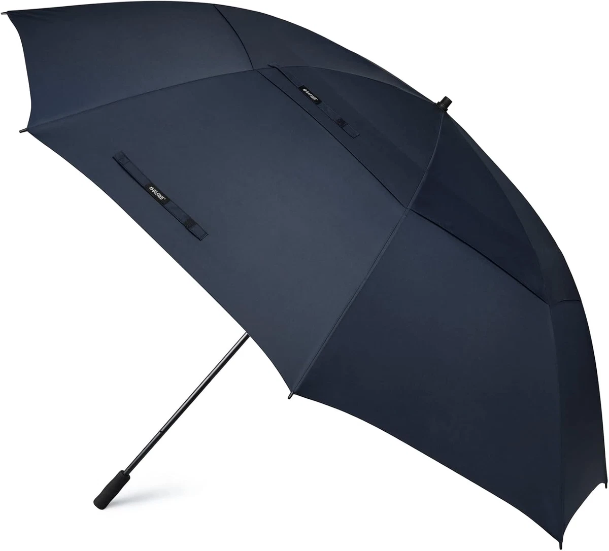 Parapluie De Golf Slazenger Double Toit Automatique Noir - 120cm Déployé