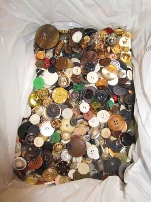 Five (5+) POUNDS of BUTTONS ~ Vintage to Modern ~ Lovely Mix - $10 Shipping