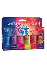 Skins Sampler Tubes 12ml 6 Per Pack - Vital/Fruity