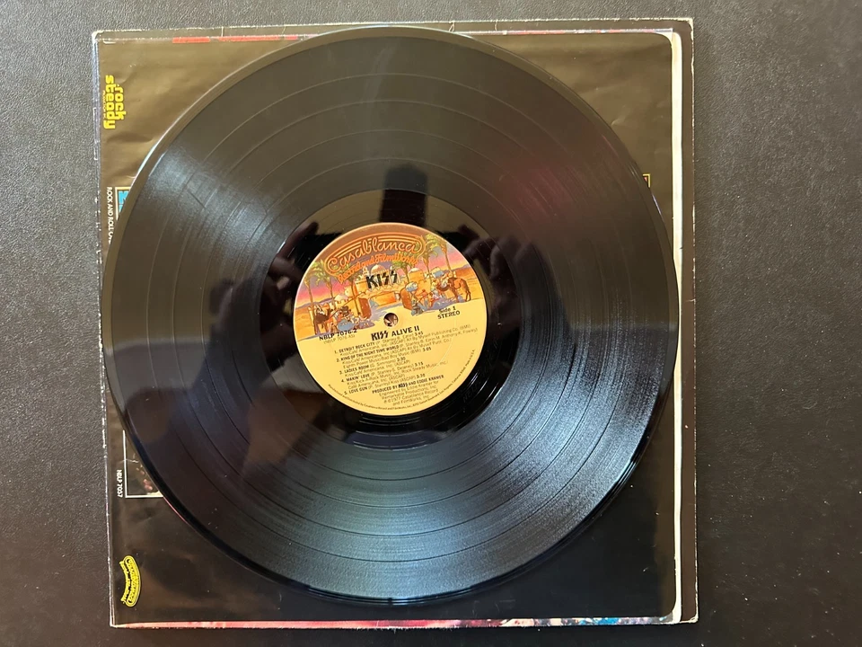 1970s ROCK vinyl LP lot - KISS Alive II - Prism - Bruce Springsteen - Styx - Imagem 3 de 4