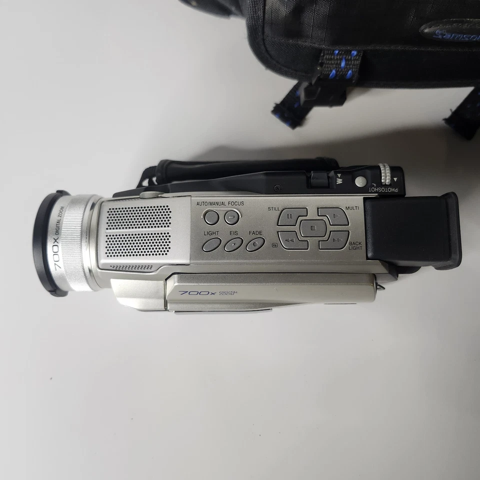 Panasonic PV-DV53D Palmcorder Battery Charger Cables Tapes Carry Bag Bundle - Image 2 of 4