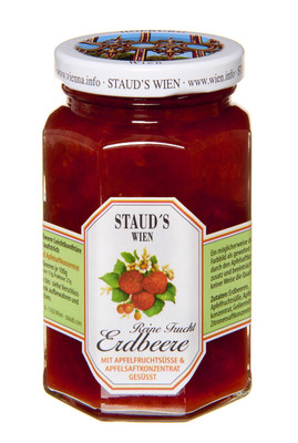 (22,36  /kg) Staud's Wien - Reine Frucht Erdbeere 60% Fruchtanteil 250g