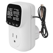 Digital Thermostat Outlet Plug Temperature Co...