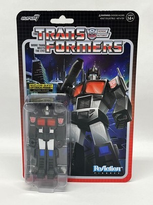 EXCLUSIVE SUPER7 TRANSFORMERS NUCLEON QUEST OPTIMUS PRIME FIGURE MOC REACTION