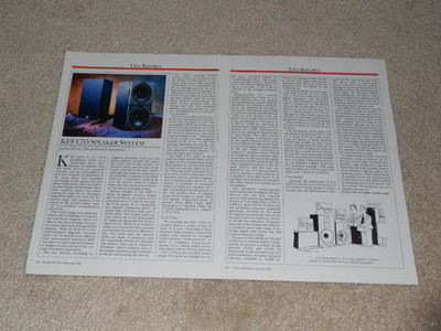 kef c55 speakers price