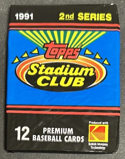 1991年托普斯体育场俱乐部棒球卡包兰迪·维拉德洋基队背面展示 — 第 2/2 张图片