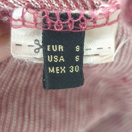 Mossimmo Dutti Made In Morocco Collared Stripe Knit Top Sz S - Picture 3 of 4