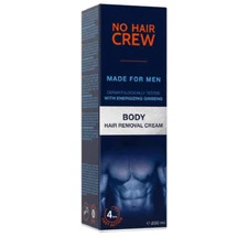 No Hair Crew Body at Home Hair Removal Cream for Manscaping Unwanted Hair with E