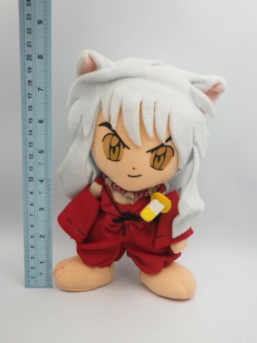Inuyasha B2611 Banpresto 2002 USED JUNK Plush 8" Stuffed Toy Doll Japan - Picture 2 of 7