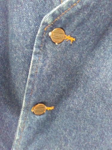 Branders Denim Vest XXL Second Hand Rose '36 Ford - Picture 5 of 6