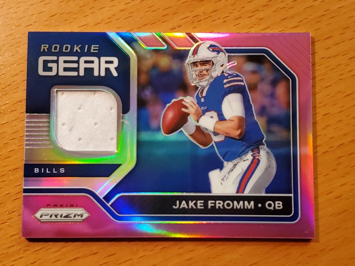 2020 Prizm Rookie Gear Pink #21 Jake Fromm Georgia Bills QB Jersey
