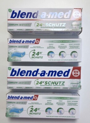 4x blend-a-med Zahnpasta COMPLETE EXPERT 24H Schutz