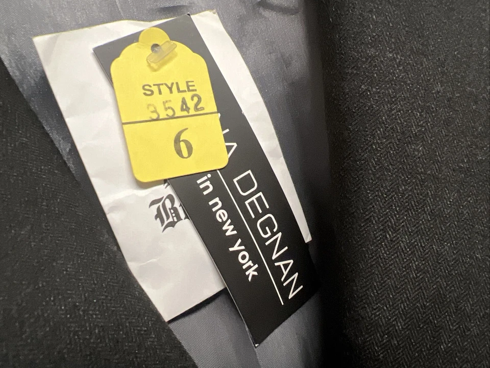 Chaqueta Blazer Donna Degnan Negra Nueva con Etiquetas Talla 6 Minorista $330 Foto 4 de 4