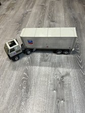 Vintage 1978 Tonka Chevron Cab And Delivery Semi Truck Toy