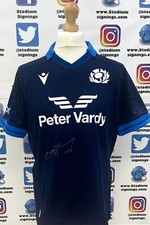 Gregor Townsend signed Scotland Rugby Shirt  / 6 Nations /  COA