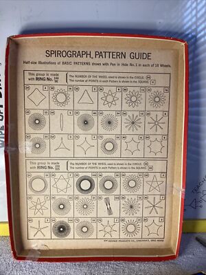 VINTAGE KENNER's SPIROGRAPH 1967 #401 Incomplete