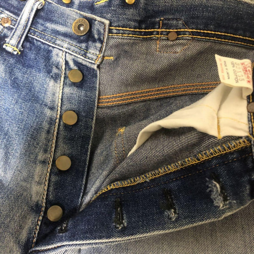 Made in Japan EVISU DOWLUCK 2111 COWBOY Denim Jeans 32 limited 