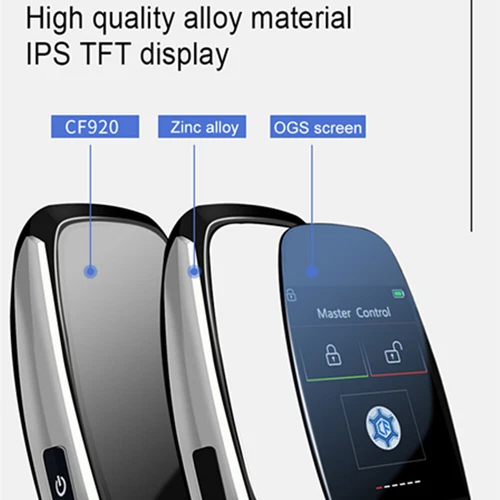Modified LCD Screen Car Remote Smart Key for All Car w/ One Key Start Universal - Picture 6 of 14