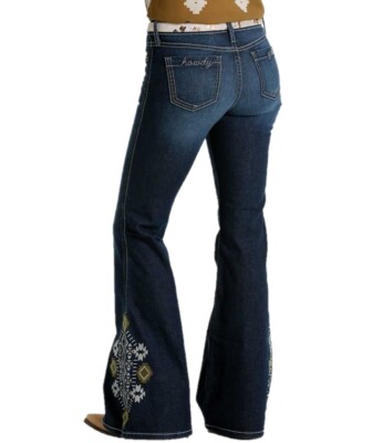 28 Regular Cruel Denim Ladies Hannah Super Flare Denim Jeans