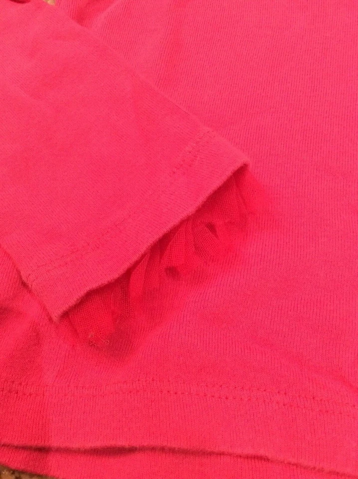 Hartstrings Valentine’s Day shirt size 7 ruffled 3D heart- quick ship and clean - Image 3 of 3