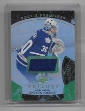 2015-16 UPPER DECK TRILOGY ANTOINE BIBEAU ROOKIE PREMIERES JERSEY 151/599 LEVEL1