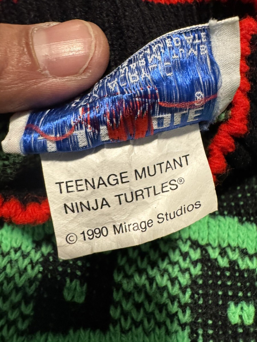 Vintage 90s Teenage Mutant Ninja Turtles Knitted Sweater