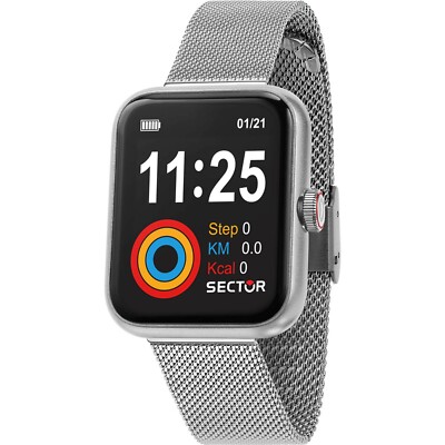 Orologio Digitale Sector Smartwatch S-03 R3253282001 rettangolare maglia  milano | eBay