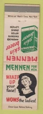 Matchbook Cover - Mennen After Shave Skin Bracer