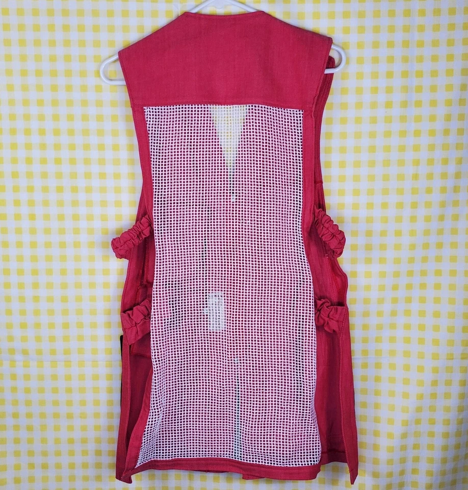Baronerosso Red / Black / White Trap Shooting Vest Made in Italy Size 52 NWOT — 第 4/4 张图片