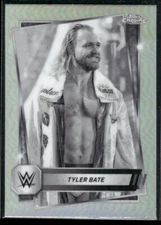 2025 Topps Chrome WWE Tyler Bate #157 Sepia Refractor