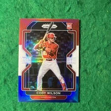 2022 Panini Prizm - Red White & Blue Prizm #94 Cody Wilson (RC)