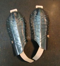 Par De Pauldrones De Metal Caballero Gótico Tardío Usables Para Guerreros